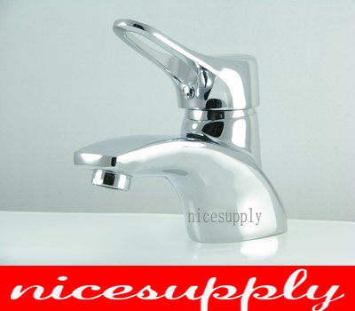 brand new deck mount single hole polished chrome bathroom basin sink mixer basin faucet vanity faucet Z-018