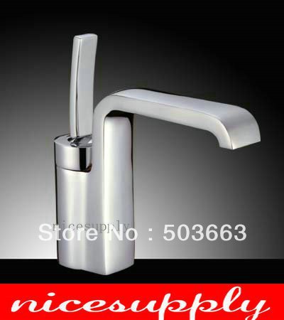 fashion chrome bathroom kitchen sink Mixer tap basin faucet mixer tap L-0186
