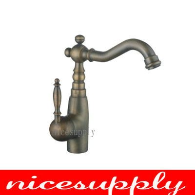 antique brass faucet bath kitchen basin sink Mixer tap b659