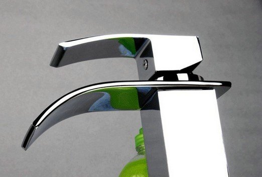 New Bathroom Chrome Basin Sink Waterfall Faucet Mixer Tap b8t2