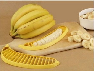 Banana Slicer Household Goods Novelty Banana Cutter for Kitchen free shipping