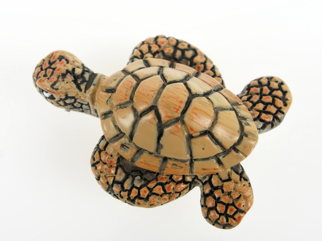 M5021 brown sea turtle cartoon resin knobs for drawer/cabinet