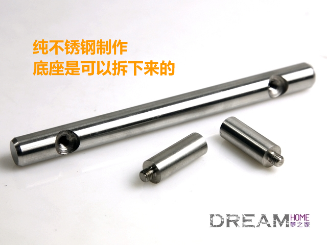 2001-480 160mm hole distance brief-style stainless handle for drawer/cupboard/cabinet
