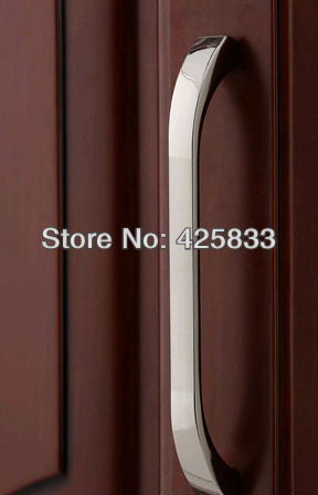 128mm Furniture Stainless Steel cabinet knobs Brushed Silver Handle drawer pulls knobs dresser handles