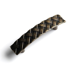 198-64 64mm hole distance long and flat bronzed and antiqued alloy handle for drawer/wardrobe/cabinet
