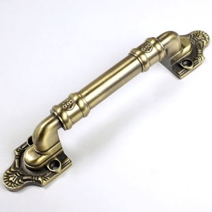 312 128mm hole distance median antiqued bronze copper handle screws installed available for cabinet/kitchen door