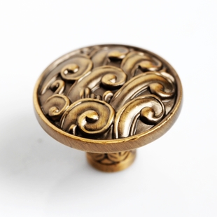 6063ACC single hole round Roman bronze antiqued alloy knob for drawer/wardrobe/cupboard/cabinet