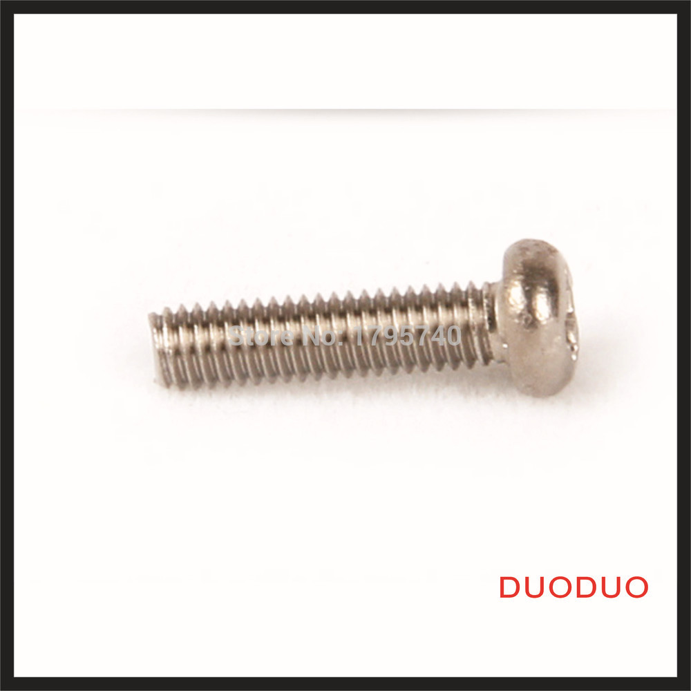 10pcs din7985 m4 x 80 a2 stainless steel pan head phillips screw cross recessed raised cheese head screws - Click Image to Close