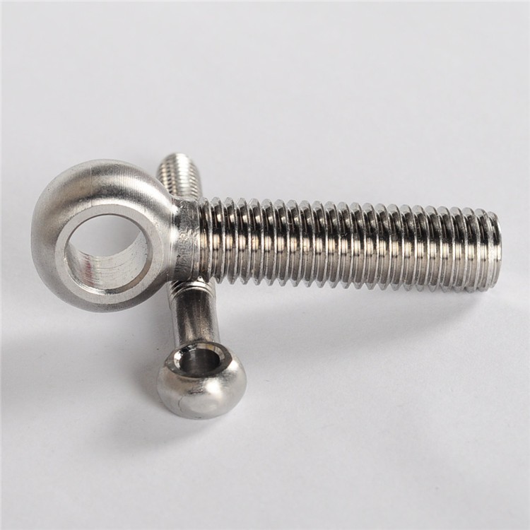 10pcs m10*50 m10 x 50 stainless steel eye bolt screw,eye nuts and bolts fasterner hardware,stud articulated anchor bolt