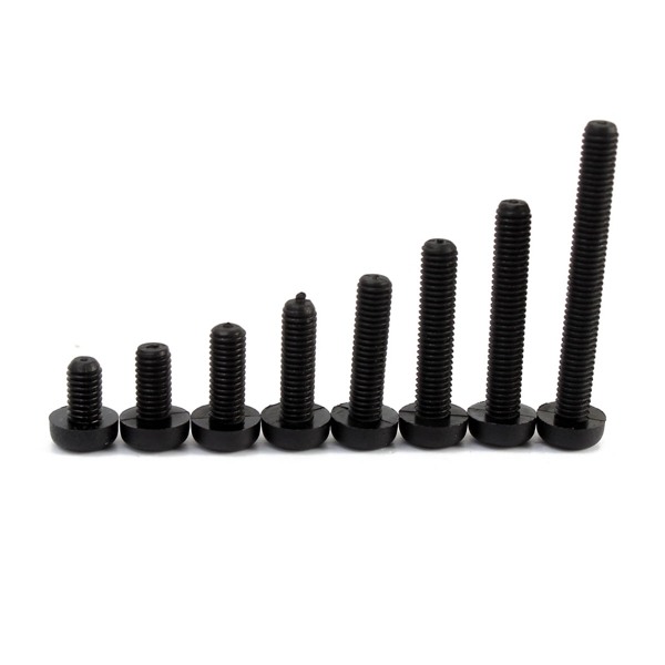 !!!160pcs m3 nylon black 3mm screw and nut tool assortment kit stand-off set new lowest price