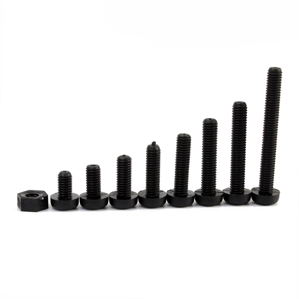 !!!160pcs m3 nylon black 3mm screw and nut tool assortment kit stand-off set new lowest price