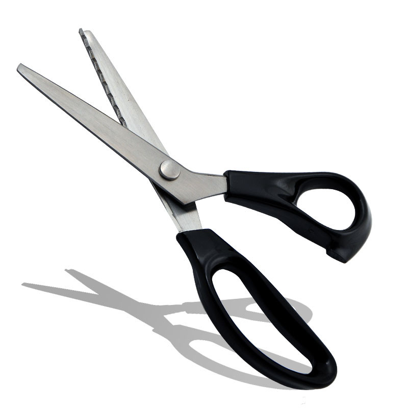 pinking shears scissors sewing fabric leather craft dressmaking upholstery tailor for zig-zag tool