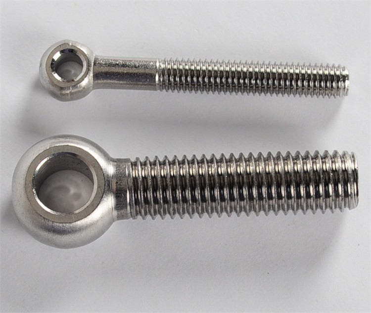 2pcs m16*100 m16 x 100 stainless steel eye bolt screw,eye nuts and bolts fasterner hardware,stud articulated anchor bolt