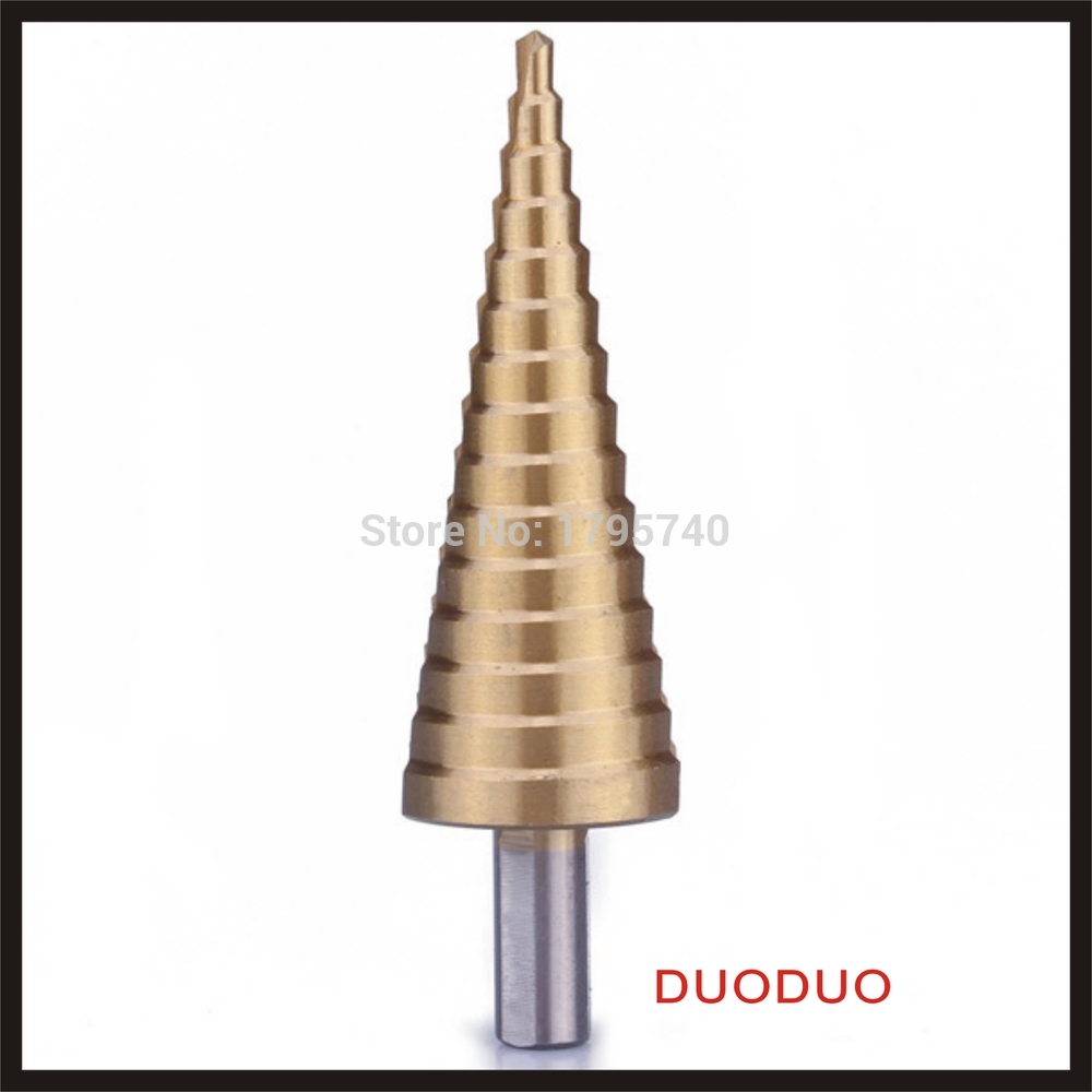 3pcs triangle shank step drill/pagoda drill/ladder drill 4-12/4-20/4-32