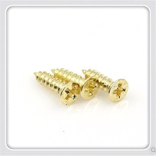 400pcs/lot m2.6*l steel with brass gloden jewelry box metal self tapping screw screw computer case screws