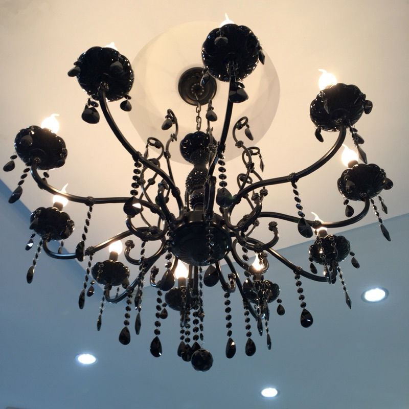 modern black crystal chandelier with crystal pendants wrought iron chandeliers 10 lights led bedroom black chandelier crystal