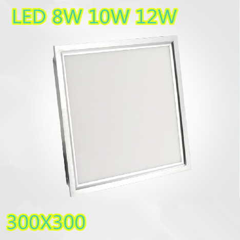 12w led panel light 300x300mm 30x30 ac85-265v square led ceiling lights decor for home kitchen office led panel lamp