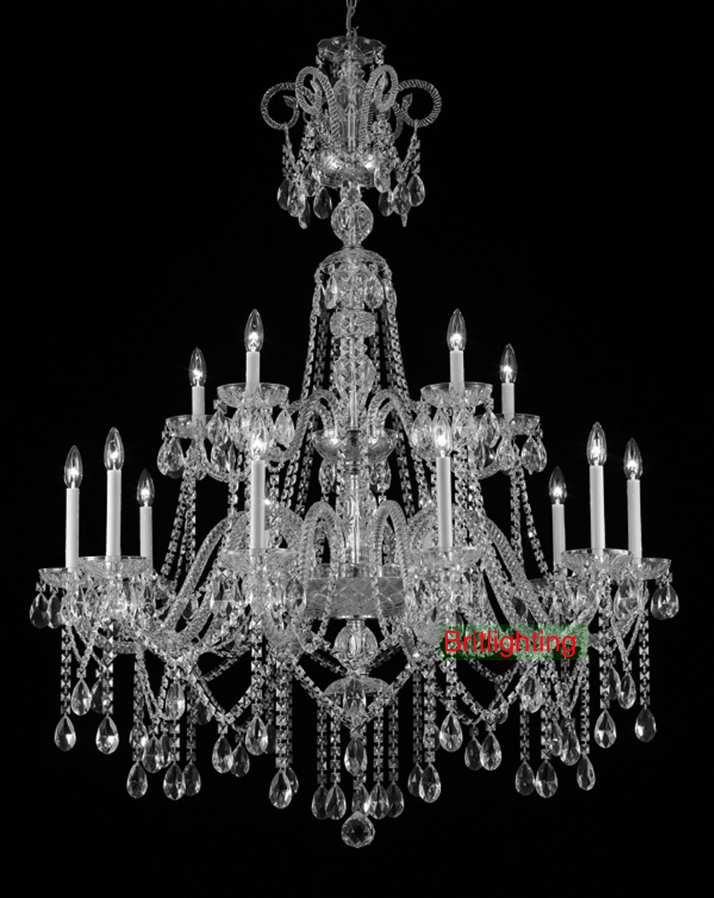 15 light candelabra chandelier with cyrstals traditional large empire crystal chandelier el chandeliers led home lighting - Click Image to Close