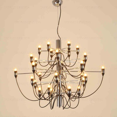 18/30/50 bulbs gino sarfatti designed chandelier living room dinning room light chandelier luminaire modern home decoration