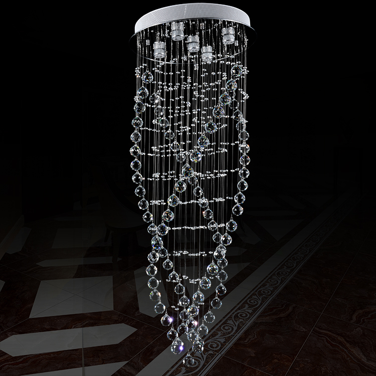 2014 luxury living room k9 crystal led chandelier modern bed room foyer lustre crystal hanging chandelier