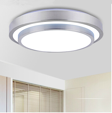 2015 crazy!double aluminum line led ceiling light ac85~265v indoor bedroom kitchen lamps,study,foyer light