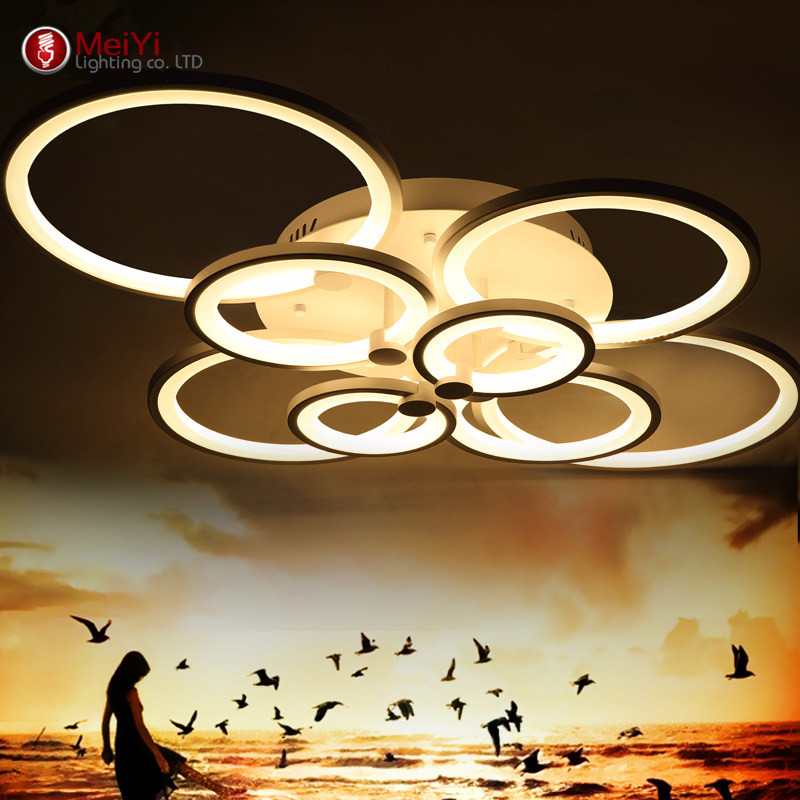 2016 surface mounted modern led ceiling lights for living room light fixture indoor lighting home decorative lampshade