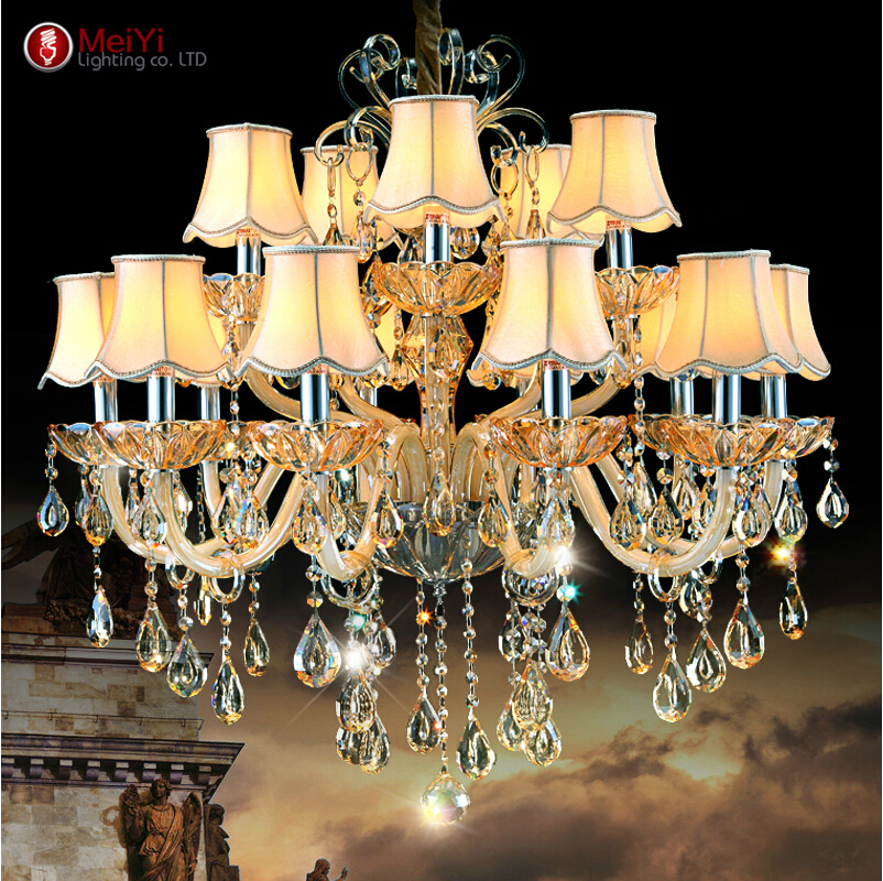 2016 top fasion chandeliers candle crystal light pendant lamp lighting for living room modem lights indoors lamps