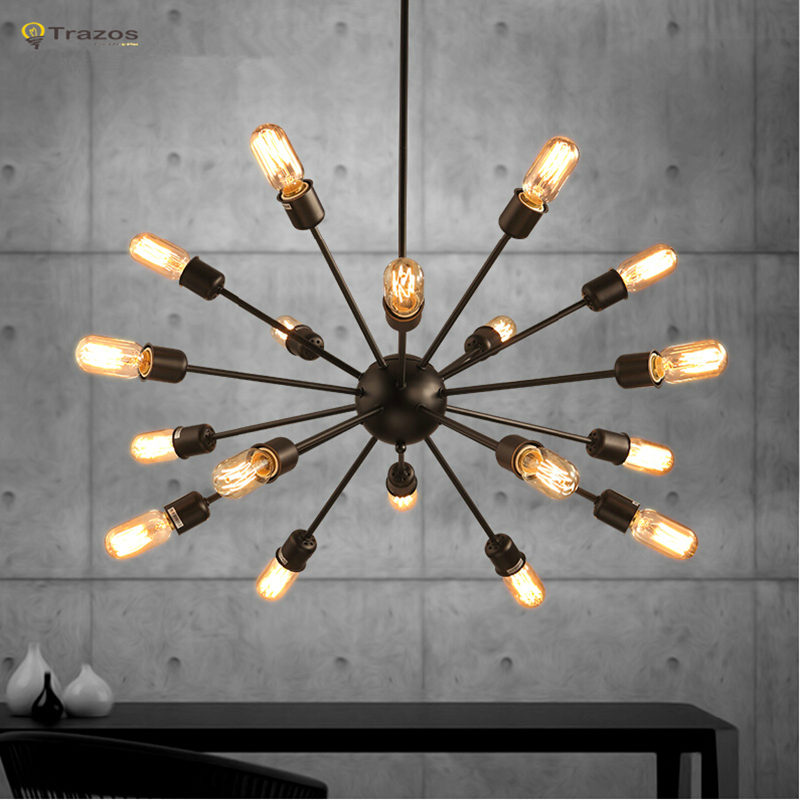 2016 vintage pendant light lamp loft creative personality industrial lamp edison bulb american style for living room