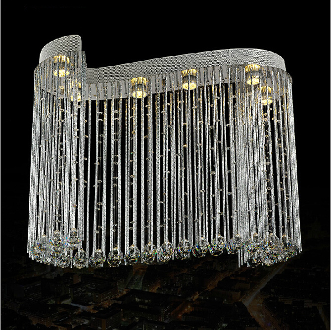 6 light crystal chandelier lighting fixture small clear crystal lustre lamp for aisle stair hallway corridor porch light