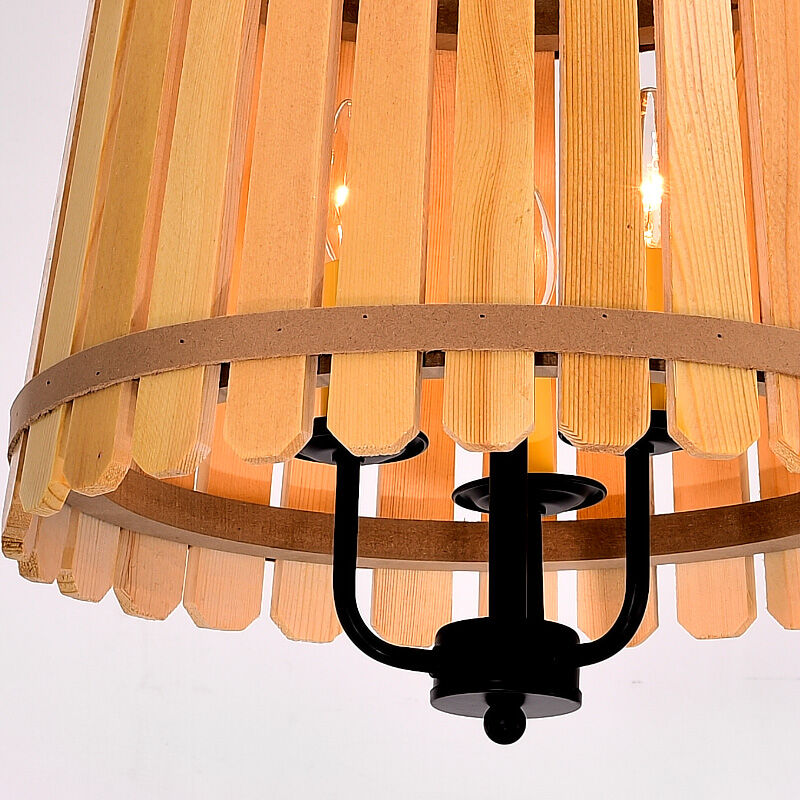 american country style ceiling lights retro theme restaurant bar barrel barrel tatami loft creative wood lamp