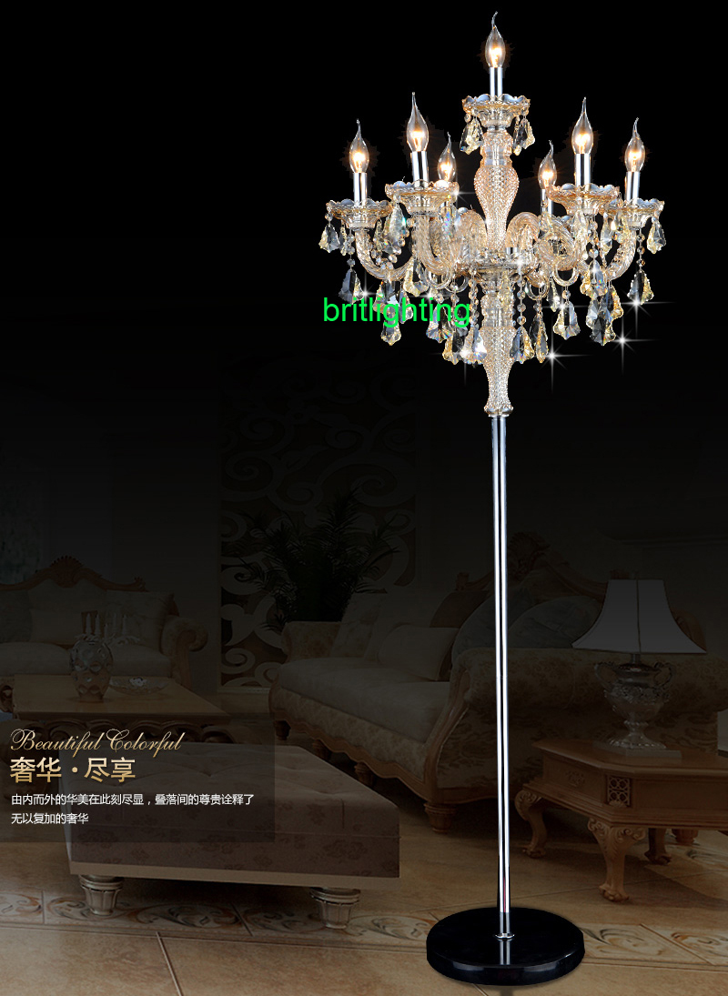 crystal floor lamp living room modern floor lamps bedroom led floor light standing industrial floor light switch