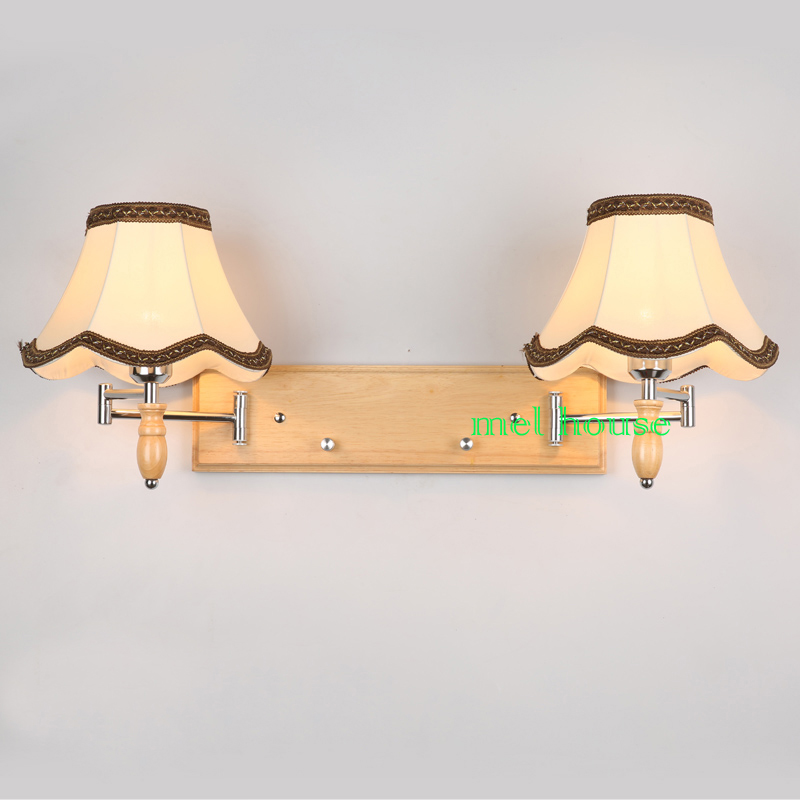 dimmer switch wall light oak modern wooden wall lamp lights for bedroom reading lights creative decoration wall sconce study