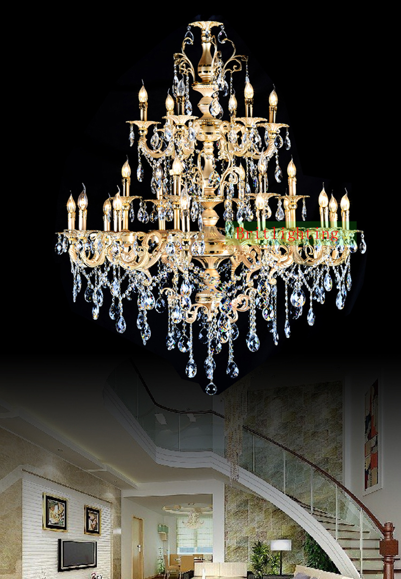 double layer chandeliers hall modern el chandelier crystal staircase light antique bronze chandelier french gold chandelier