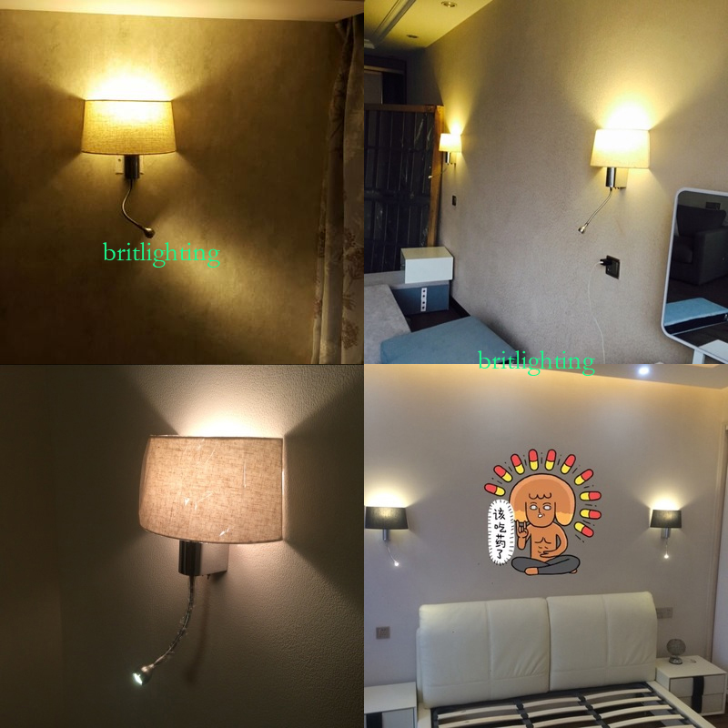 el guest room wall light corridor passage lamps aisle passage lighting wall mount wall sconce bedroom led decorative light