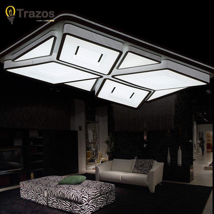 fashionable design ceiling light transformers style for bedroom luminarias home decoration remote controller acrylic shade light