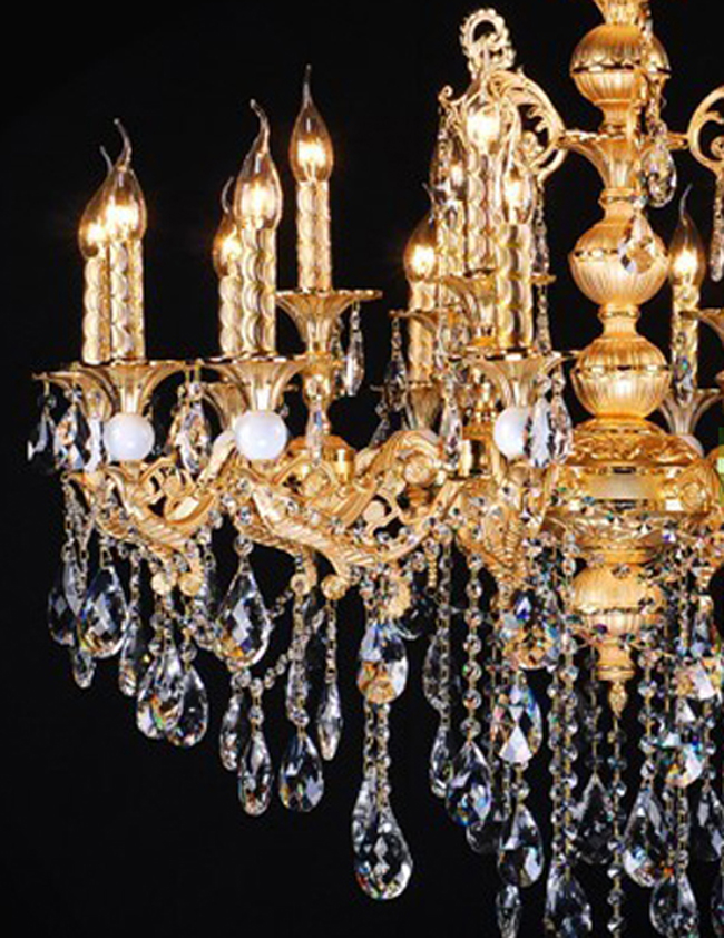 gold plated zinc alloy crystal chandelier antique gold chandelier kitchen island light vintage hanging chandelier lamp for el