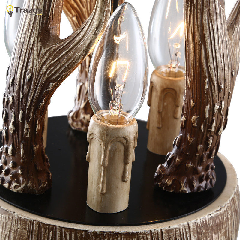 holand selling 3 light antler hartshorn pendant lights suspension lamp antler lampshade decoration e14110-240v