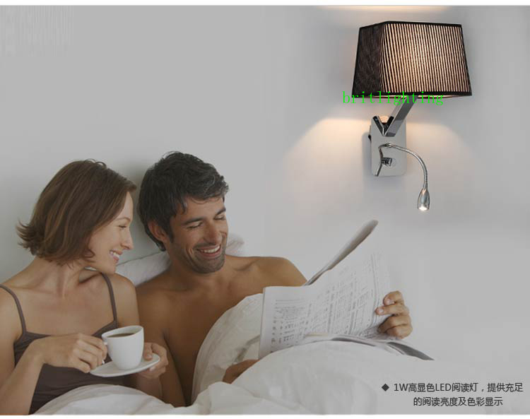 indoor flexible mechanical arm wall lamp bedside reading light industrial wall sconce wireless wall lamps led reading light