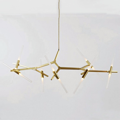 italy roll&hill agnes chandelier light modern gold/black tree branch light living room tree branch chandelier lampara agnes