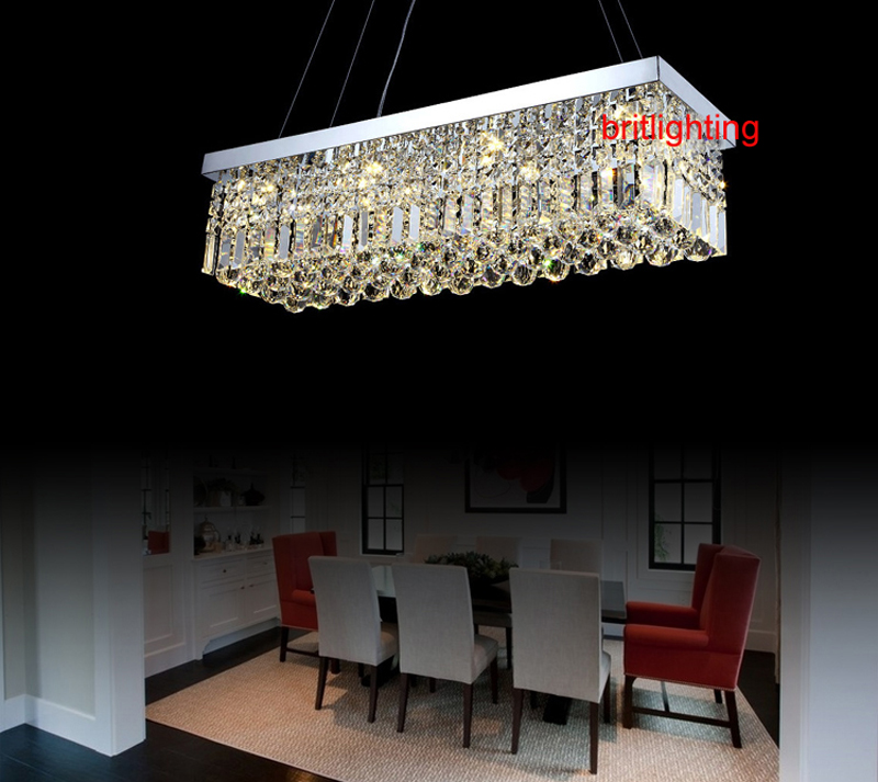 k9 led crystal chandelier rectangle led lamps modern crystal chandeliers for dining room contemporary crystal chandelier