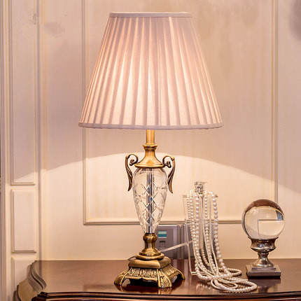 luxury crystal table light crystal table lamp bedroom bedside for living room europe house lighting e27 socket quality lights