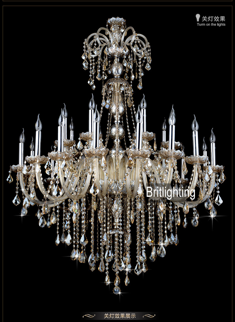 luxury el lobbies chandelier large yellow blown glass chandelier saloon art glass chandelier chrome color lights