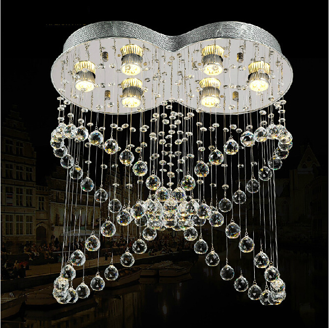 luxury modern crystal lights aisle lights creative porch lights crystal ceiling chandelier lighting fixtures