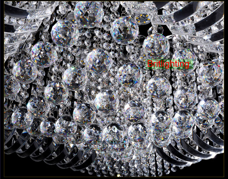 modern crystal ceiling lamp square base ceiling lamps modern ceiling light crystal drops stainless steel crystal ceiling lights