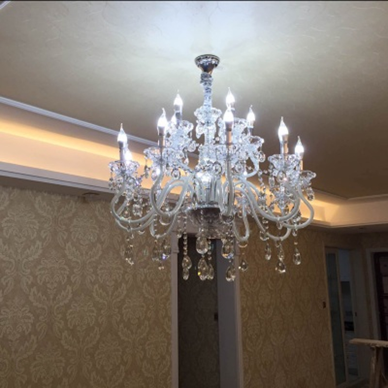 modern crystal chandelier foryer room lighting vintage murano glass arm chandelier elegant kitchen island lights