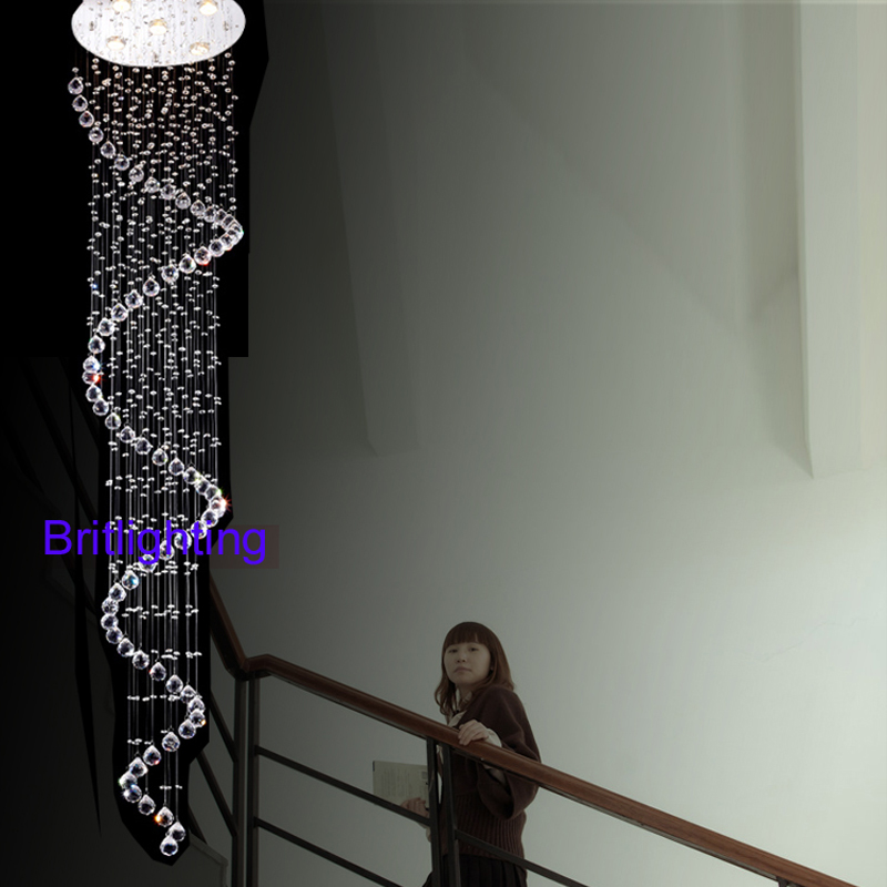 modern crystal chandeliers led crystal pendant ceiling lamp staircase chandelier handing crystal stair lights crystal chandelier