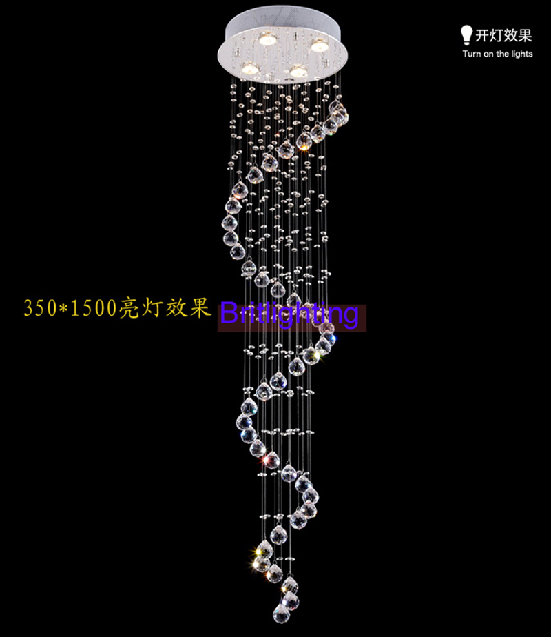 modern crystal chandeliers led crystal pendant ceiling lamp staircase chandelier handing crystal stair lights crystal chandelier - Click Image to Close