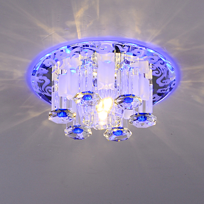 modern home decoration crystal led ceiling lamp el/ktv hallway ceiling lamp surface mounted/embedded aisle lights 5w 85-265v