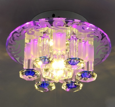 modern home decoration crystal led ceiling lamp el/ktv hallway ceiling lamp surface mounted/embedded aisle lights 5w 85-265v