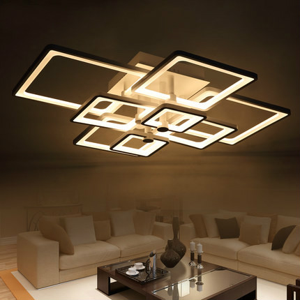 modern led ceiling lights for living room acrylic led luminaire indoor lamp lighting lustres de sala ceiling lamp bedroom